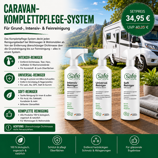 Caravan-Komplettpflege-System – Für Intensiv-, Grund- & Feinreinigung