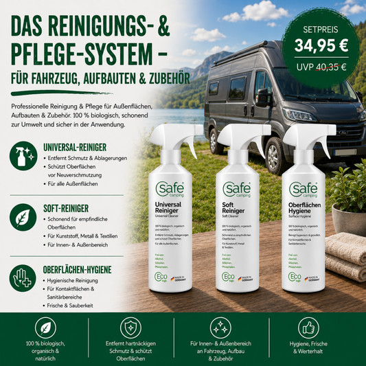 Reinigungs- & Pflege-System – Für Fahrzeug, Aufbauten und Zubehör