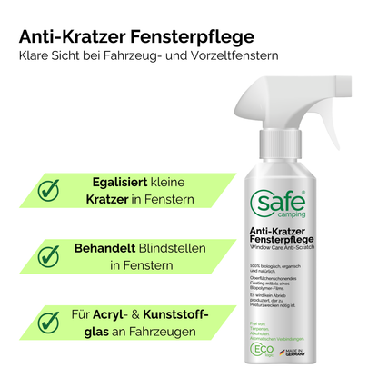 Kunststoff-Fenster Pflege-System - sichere Reinigung aller Kunststoff-Fenster