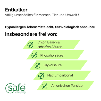 Tankhygiene Pflege-System – Für Frischwasser- & Abwassertanks