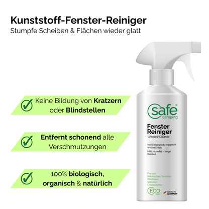 Kunststoff-Fenster Pflege-System - sichere Reinigung aller Kunststoff-Fenster