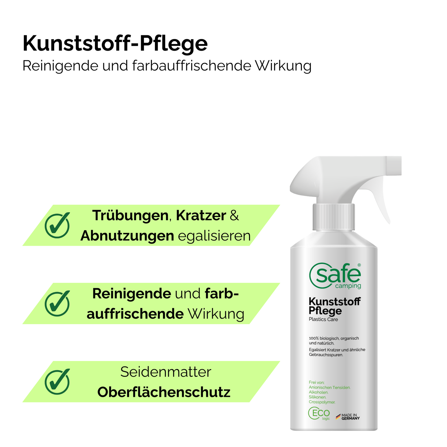 Innenraum Pflege-System – Spezialreiniger für Kunststoff & Boden