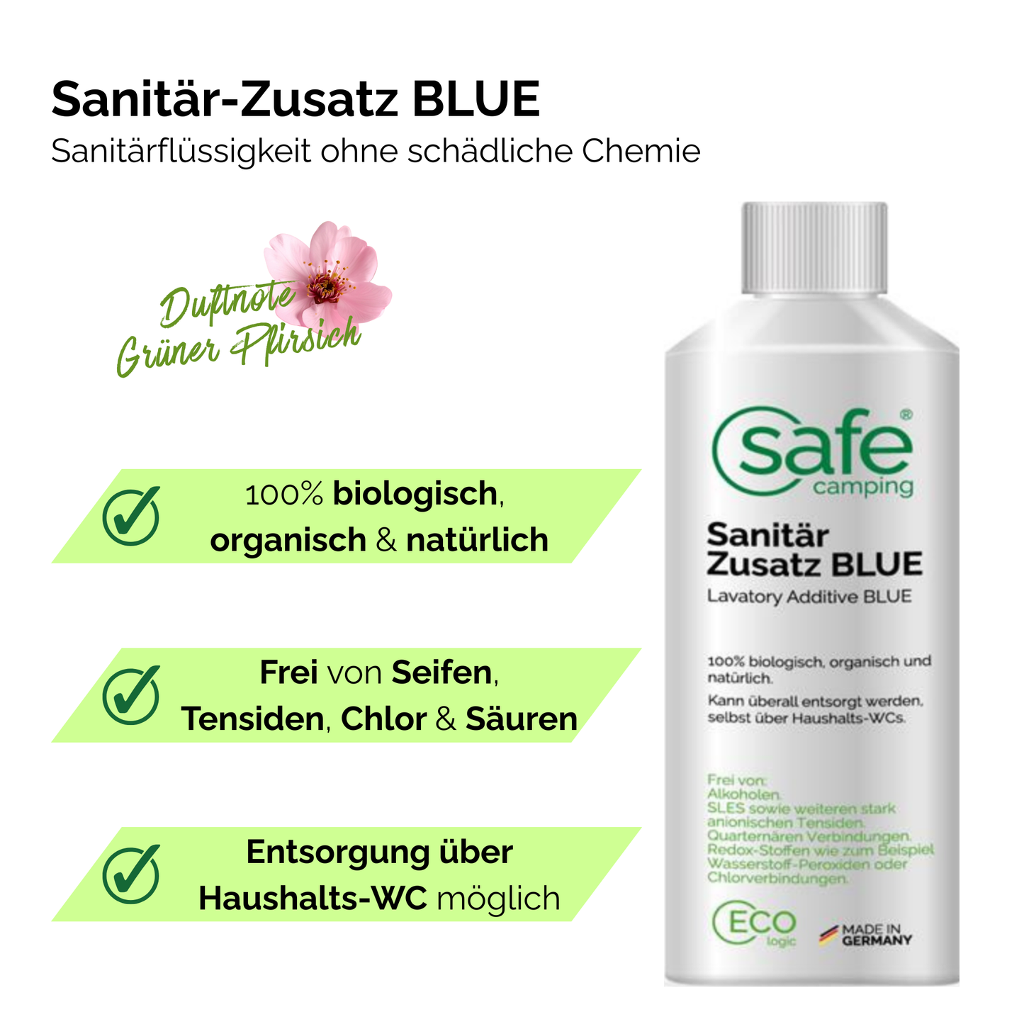Tankhygiene Pflege-System – Für Frischwasser- & Abwassertanks