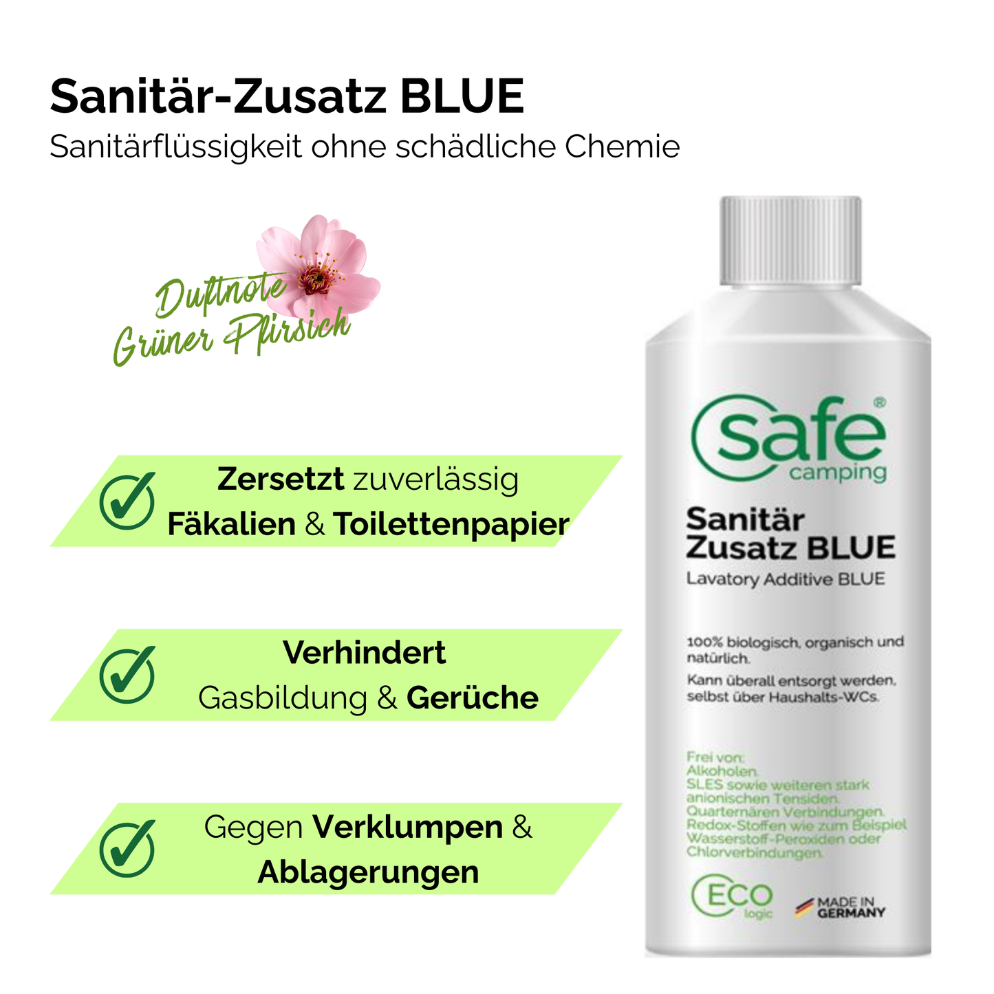 Tankhygiene Pflege-System – Für Frischwasser- & Abwassertanks