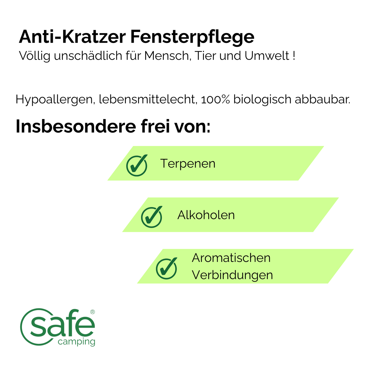 Anti-Kratzer Fensterpflege