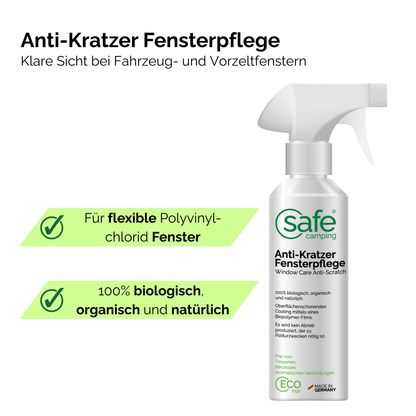 Anti-Kratzer Fensterpflege