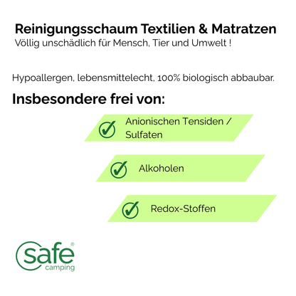 Reinigungsschaum Textilien & Matratzen