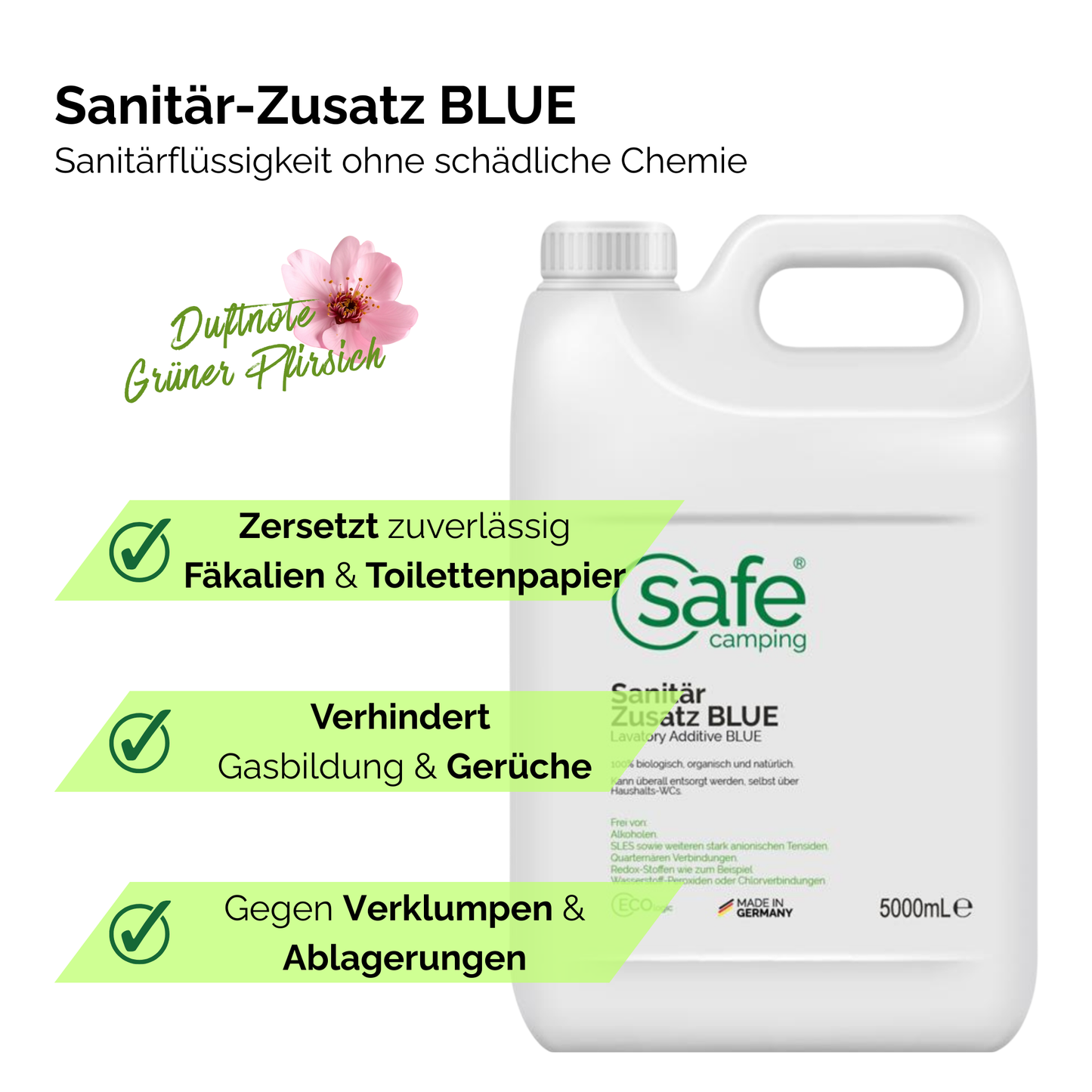 Sanitär-Zusatz BLUE